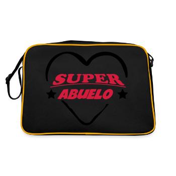 PAPI GRANDPY GRANDPA GRANFATHER OPA ABUELO - Retro Bag - black/gold - Back