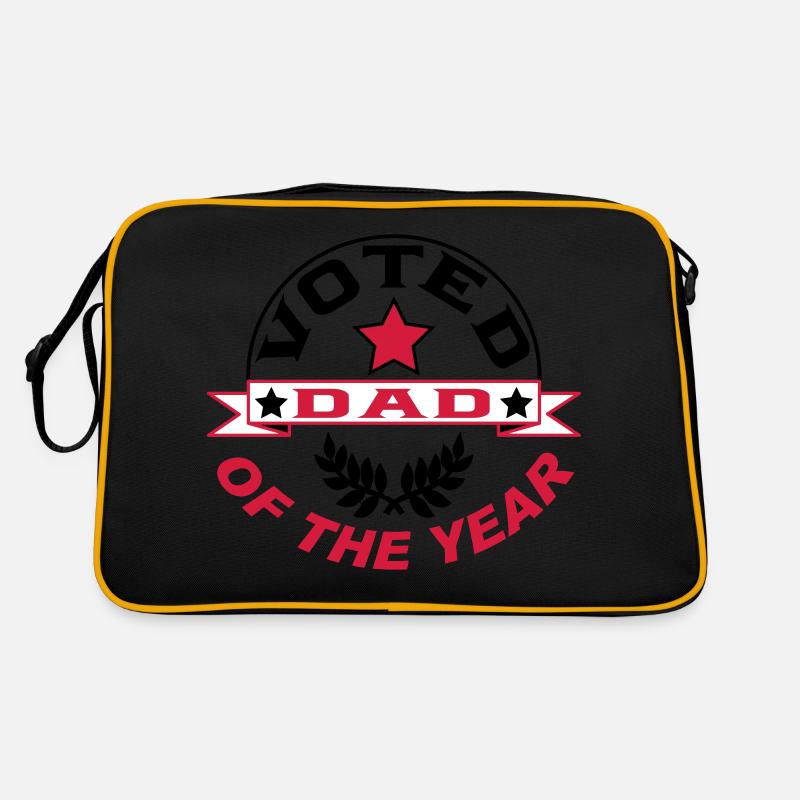 Zum Vater des Jahres gewählt Retro Tasche
