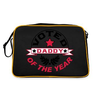 Voted DADDY of the year - Sac Retro - noir/or - Dos