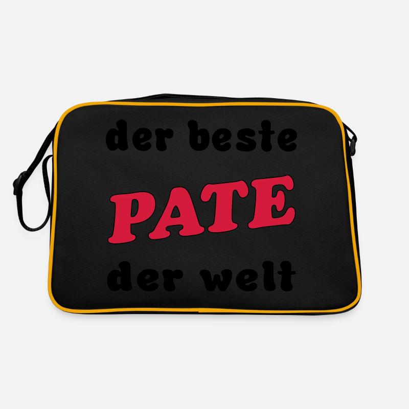 Der beste PATE PARRAIN der welt Sac Retro
