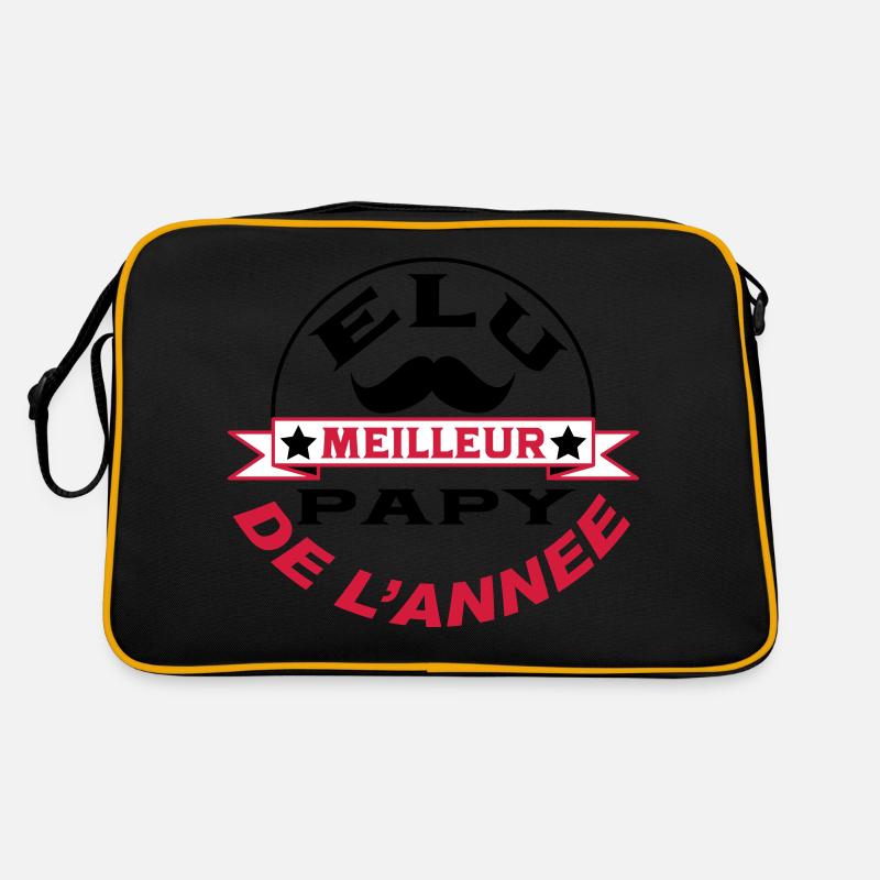 Elu meilleur PAPY de l'année Sac Retro