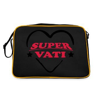 PAPA VATI DAD - Sac Retro - noir/or - Dos