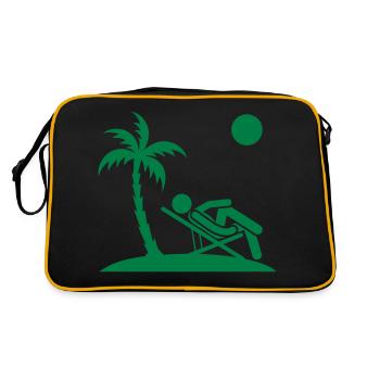Holiday Chill - Retro Bag - black/gold - Back