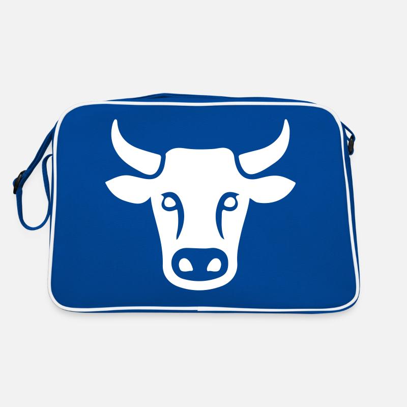Tête de bovin vache Sac Retro