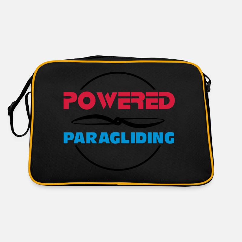 powered paragliding Retro Tasche
