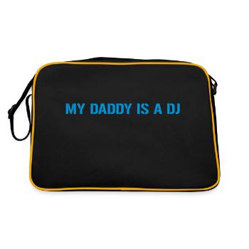 My Daddy Is A DJ - Retro Bag - black/gold - Back