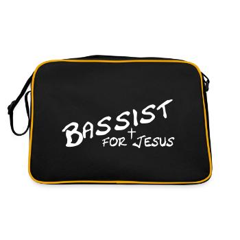 bassiste pour jesus par csDesign - Sac Retro - noir/or - Dos