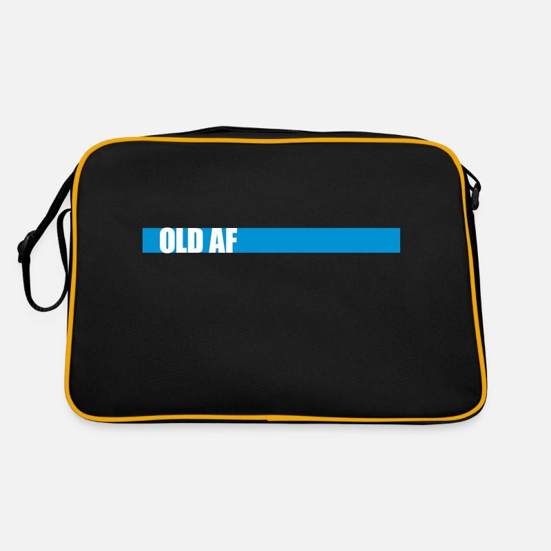 ancien logo de texte AF Sac Retro