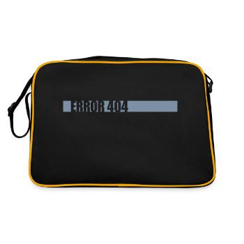 Error 404 network lost - Retro Bag - black/gold - Back