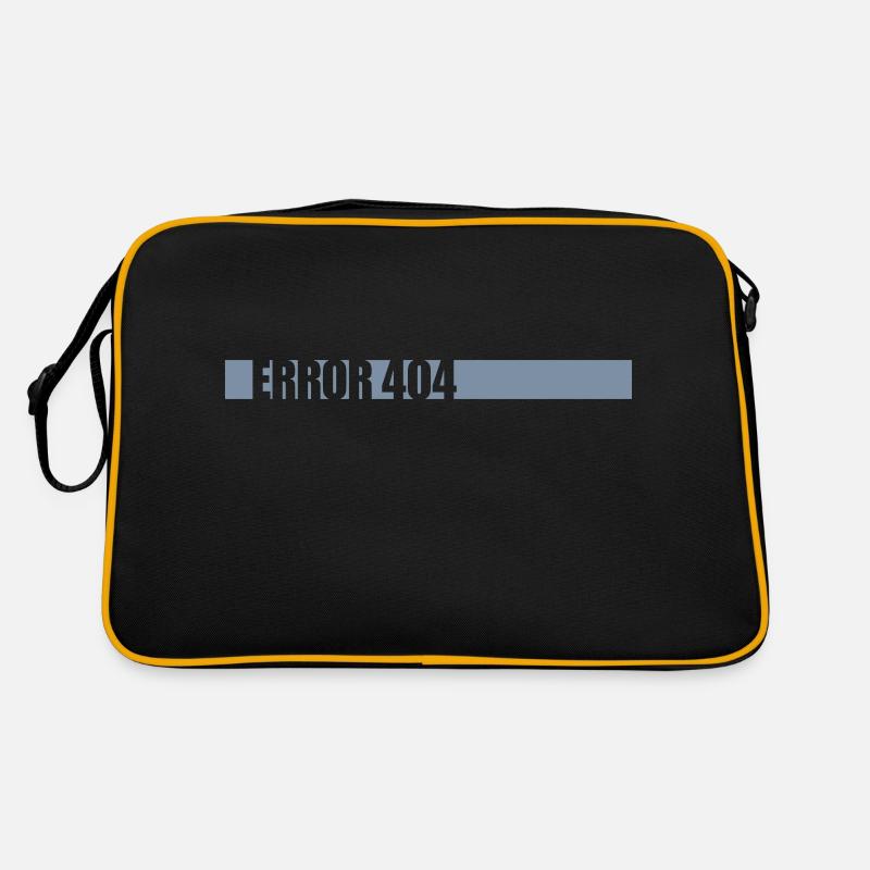 Error 404 network lost Retro Bag