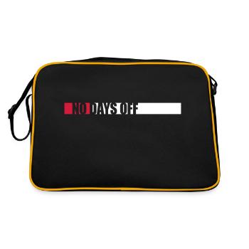 pas de jours de congé devis - Sac Retro - noir/or - Dos
