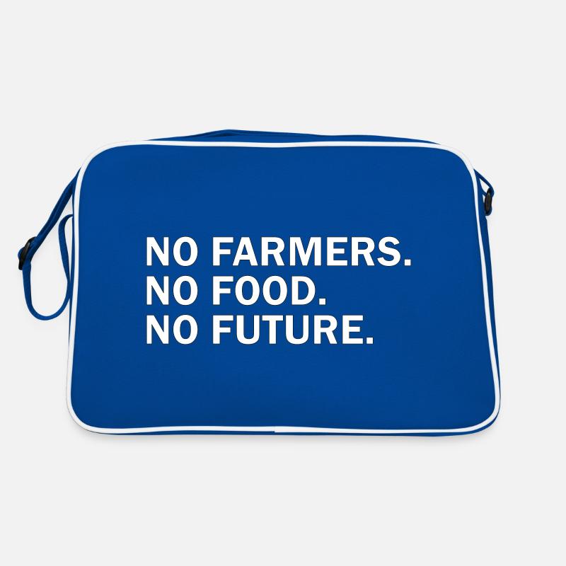 Pas d’agriculteurs. Pas de nourriture. Pas d’avenir. Sac Retro