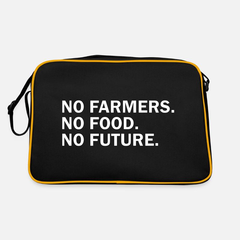 Pas d’agriculteurs. Pas de nourriture. Pas d’avenir. Sac Retro