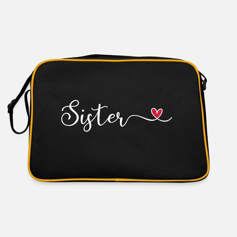 Sister - Retro Bag - black/gold