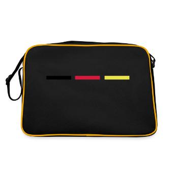 deutschland_2_f3 - Retro Bag - black/gold - Back