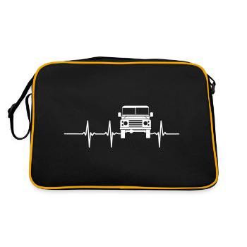 Coeur bat Landy Defender - Sac Retro - noir/or - Dos