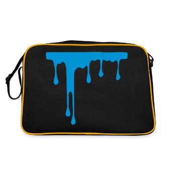paint - Sac Retro - noir/or - Dos