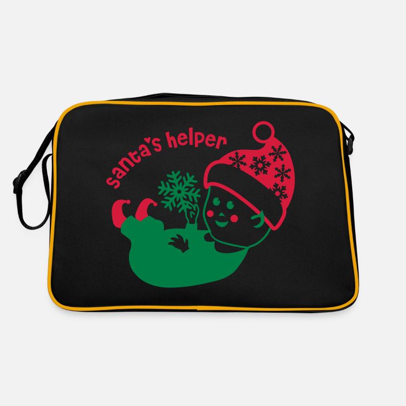 Little Helper Elf maternité de Santa Sac Retro