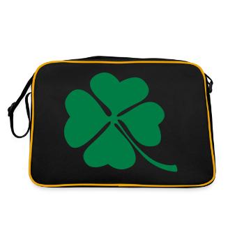 shamrock - Sac Retro - noir/or - Dos