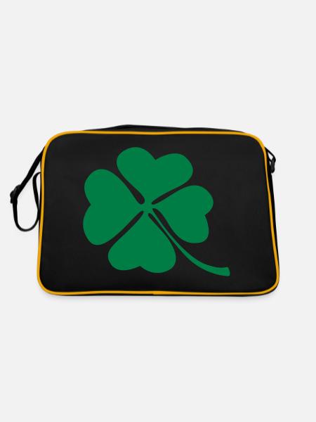 shamrock - Sac Retro - noir/or - Dos
