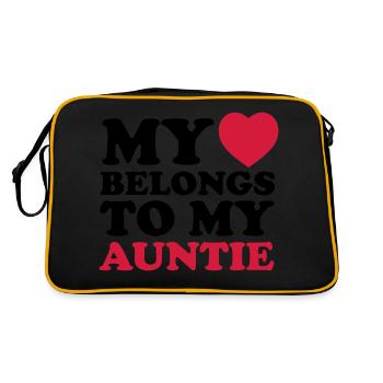 MHBTM auntie - Retro Bag - black/gold - Back