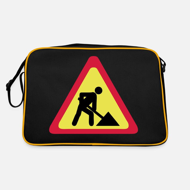 panneau chantier travaux 2303 Sac Retro