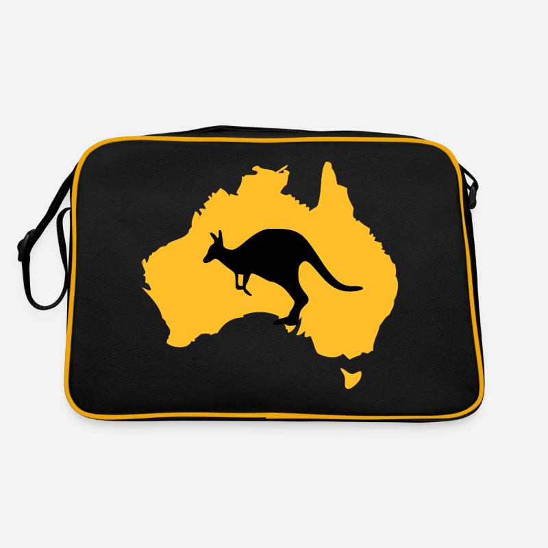 australia - Retro Bag - black/gold