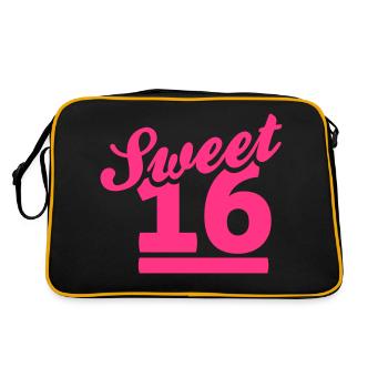 sweet 16 - Retro Bag - black/gold - Back