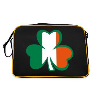 ♥ټ☘Kiss the Irish Shamrock to Get Lucky☘ټ♥ - Retro Bag - black/gold - Back