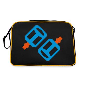 Conception de matériel de vélo cool - Sac Retro - noir/or - Dos