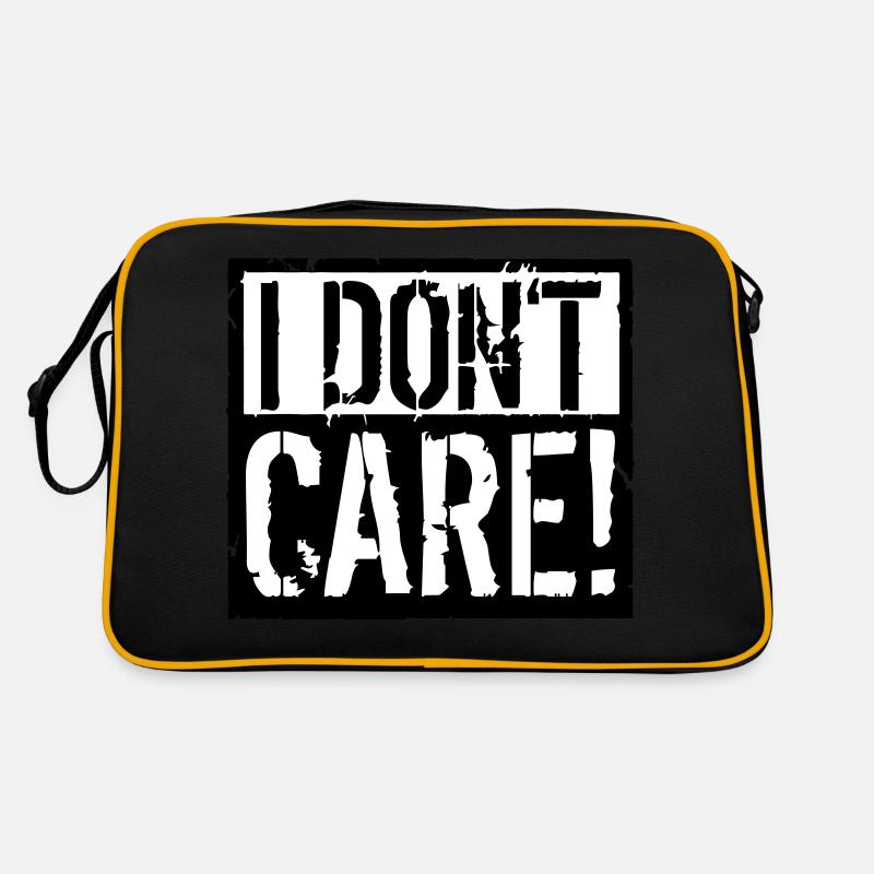 I do not care Retro Bag
