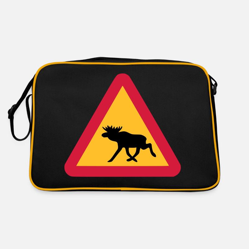 élan - Sac Retro - noir/or