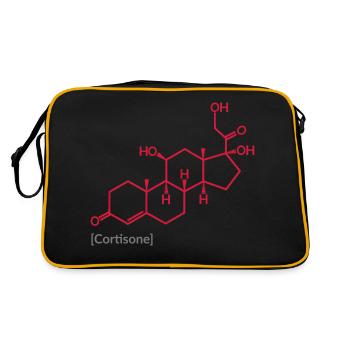 Cortisone - Sac Retro - noir/or - Dos