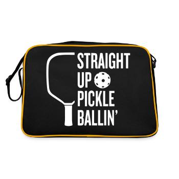 Pickleball droit Pickle Ballin - Sac Retro - noir/or - Dos