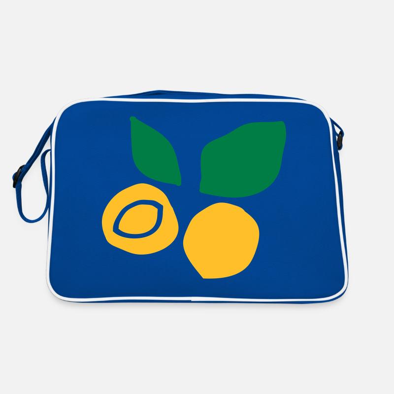 Apricot fruit c2 Retro Bag