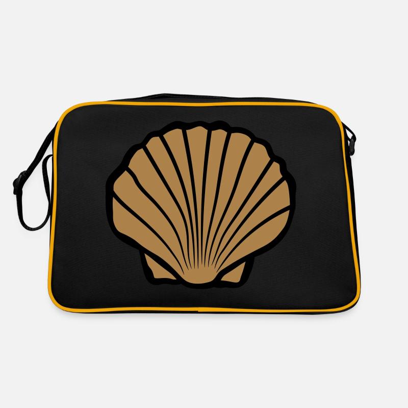 Brown Shell Logo Sac Retro