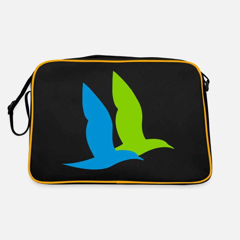 double oiseau maritime Sac Retro