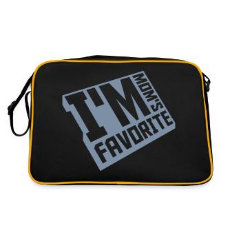 I m mom s - Retro Bag - black/gold - Back