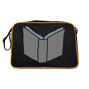 Read Novel Book Comic - Retro Bag - black/gold - Back