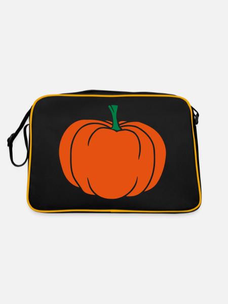 Giant Pumpkin Comic Halloween - Retro Bag - black/gold - Back