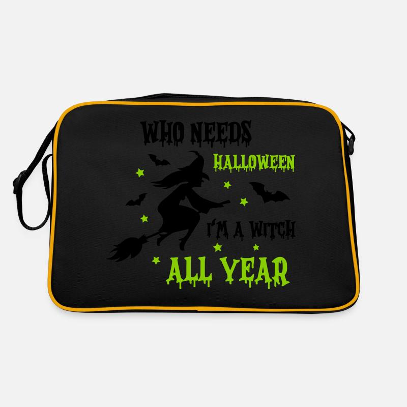 witch all year Retro Tasche