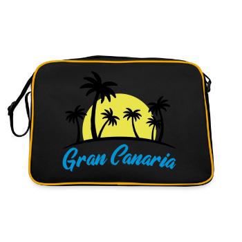 Gran Canaria - Retro Bag - black/gold - Back