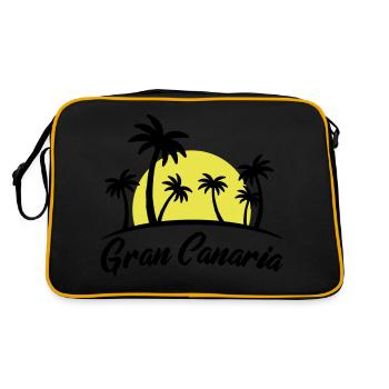 Gran Canaria - Retro Bag - black/gold - Back