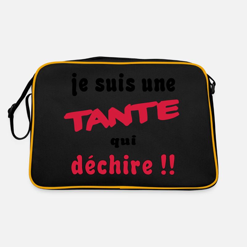 Je suis une tante... Sac Retro