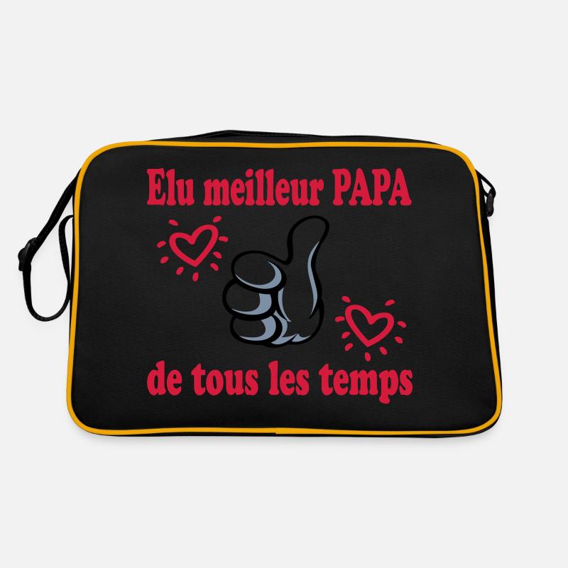 ZUM BESTEN VATER ALLER ZEITEN GEWÄHLT Retro Tasche