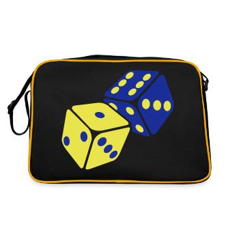 Cube - Retro Bag - black/gold - Back