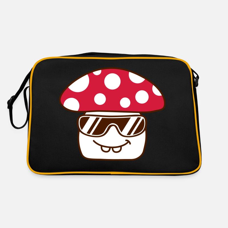 Mushroom Sunglasses Red Dots Toadstool Fungus Retro Bag