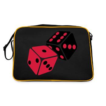 cube - Retro Bag - black/gold - Back