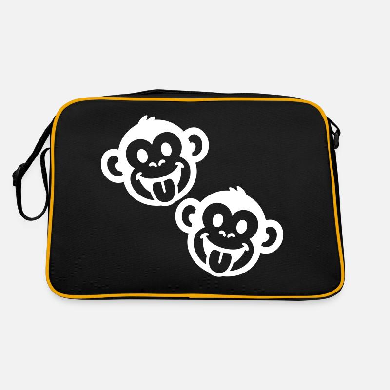 Fête de Singe Drôle Sac Retro