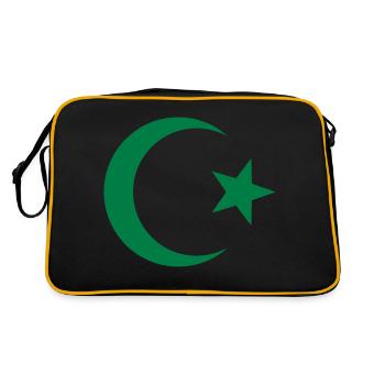Star & Crescent - Retro Bag - black/gold - Back